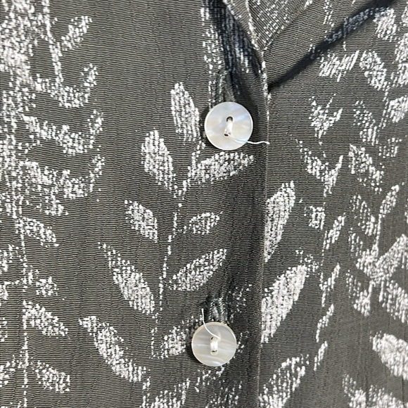 Conrad C Button Up Shirt and Pants Plants Herb Floral 2 Piece Set Size 10 - Picture 6 of 15